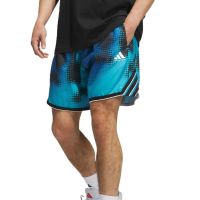 short adidas crazylite aop 3 multicolor azul