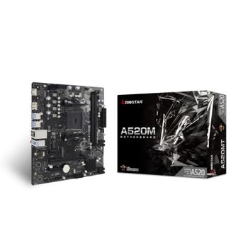 Placa Base Biostar A520MT AMD A520 AM4 DDR4 Micro ATX Gigabit Ethernet RAID