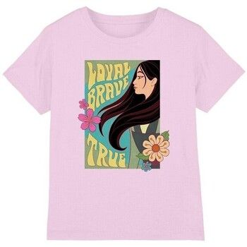 Mulan Tops y Camisetas Loyal Brave True para niña