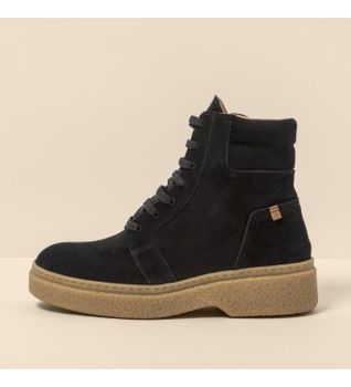 El Naturalista para mujer. 25900S101005_001 Botines de Piel N5900S Arpea negro (36), Plano, 1 a 3cm, Casual