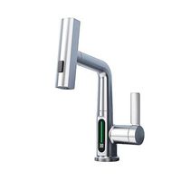 grifo lavabo display led temperatura lh-189   cromo brillo