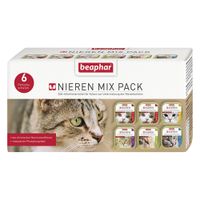 beaphar dieta insuficiencia renal 24 x 100 g - pack ahorro - pack mixto 5 variedades