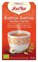yogi tea buenos suenos roibos vainilla 17 bolsitas