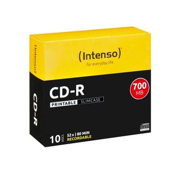 Disco CD-R Intenso 700 MB 52x 10 unidades