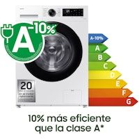 Samsung Lavadora de carga frontal Ecobubble™ Blanca 9Kg