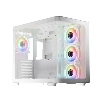 Caja PC LC-Power Gaming 8001W Pro-Storm Light Blanca ATX