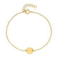 pulsera de plata 925 banada en oro grabable