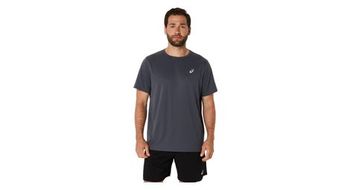 Maillot de manga corta asics core grey para hombre