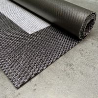 alfombra vinilica deblon alfombra pvc antideslizante para interior y exterior gris plomo60 x 200 cm