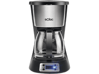 reacondicionado seminuevo muy bueno cafetera de goteo - solac cf4031 potencia 1000 w 12 tazas filtro extraible negro
