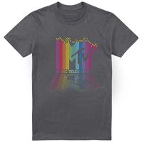 mtv camiseta rainbow blocks para mujer