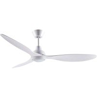 ventilador de techo delfos blanco 3 aspas 20w led 4000k al40xp132cm
