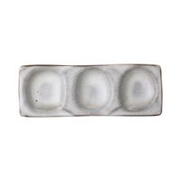plato de servir de gres gris