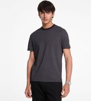 michael kors para hombre cs5529a5ks camiseta logo negro m casual algodon manga corta