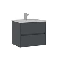 mueble para lavabo  - 65 x 45 x 52 cm - antracita mate
