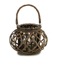 gerimport portavelas cilindrico con asa 18 cm - decorativo