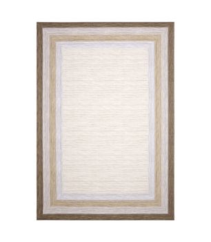 Proyect 05 - Beige - Alfombra de Vinilo con Doble Greca Impresa