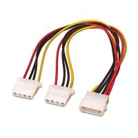 goobay cable de alimentacion molex a 2x molex 15cm