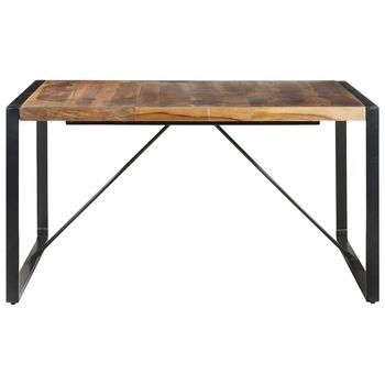 Mesa De Comedor | Mesa De Cocina De Madera Maciza 140x140x75 Cm