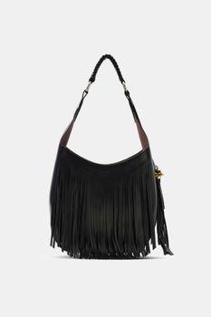 Bolso Hobo Nina Con Flecos