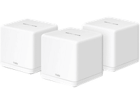 sistema wifi mesh - mercusys halo h60x pack 3 1500 mbps mu-mimo 550 m 100 dispositivos blanco