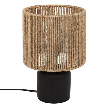 Lámpara de mesa Koby Negro H24cm