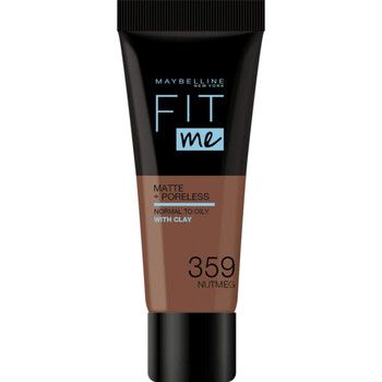 Maybelline New York Base de maquillaje Fit Me Matte Poreless Foundation - 359 Nutmeg para mujer