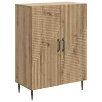 aparador roble artisan 66 x 345 x 895 cm madera de ingenieria vidaxl
