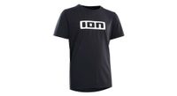 ion logo dr maillot de manga corta mtb negro ninos