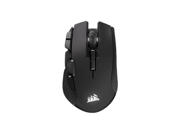 Ratón gaming - Corsair IRONCLAW RGB WIRELESS SE, Inalámbrico, 100-26.000 PPP, 285h Autonomía, Ergonómico, Negro