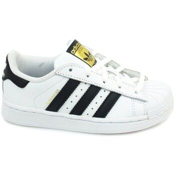adidas Deportivas Moda Superstar Sneakers White Black BA8378 para niño