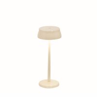 lampara de mesa zafferano marfil led 32 w 33 cm inteligente wi-fi