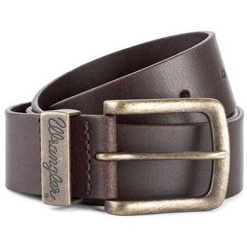 Wrangler Cinturón W0080US85 METAL LOOP-BROWN para hombre