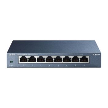 Conmutador TP-Link TL-SG108 Gigabit Ethernet 8 Puertos No Administrado