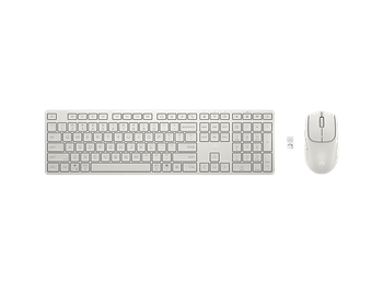 Pack Teclado + Ratón - HP 490C, Inalámbrico, Teclas programables, Multidispositivo, Bluetooth, Blanco