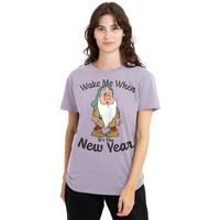 snow white camiseta wake me when its the new year para mujer