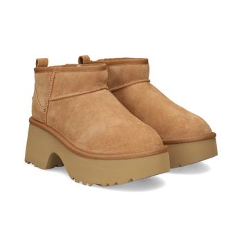 Ugg Botines Con Tacón Mujer - Marrón Talla 9
