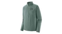forro polar patagonia r1 1 2 zip azul para hombre