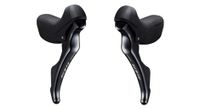 par de controles negros shimano sti 105 st r7000 11v
