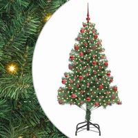 arbol de navidad verde 180 cm pvc vidaxl