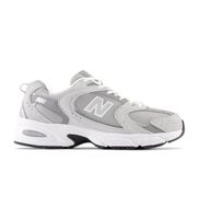 new balance para hombre mr530 zapatillas de piel 530 gris 445 plano cordones casual
