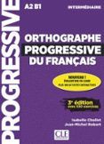 orthographe progressive du francais - niveau intermediaire a2b1  -