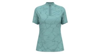 Polo para mujer odlo ascent chill tec verde
