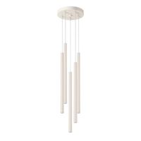 lampara colgante vacu beige 5 luces