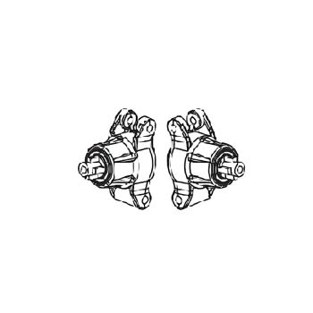 MJX 20208 1/20 Coche RC Piezas de repuesto P2048 Conjunto de tazas de dirección P2026 Conjunto de montaje trasero