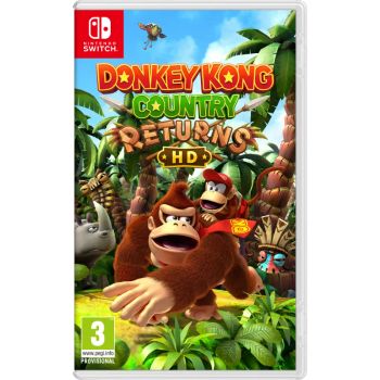 DONKEY KONG COUNTRY RETURNS HD SWITCH JUEGO FÍSICO PARA NINTENDO SWITCH VERSIÓN ESPAÑOLA GARANTÍA EUROPEA EU WARRANTY     VERSIÓN ESPAÑOLA GARANTÍA EU