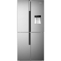 kenwood slim american style fridge freezer ksbs4dx17 5050 - inox