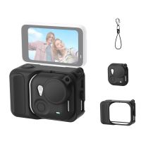 funda de silicona para insta360 go ultra cubierta protectora para camara de accion insta 360 ultra con tapa de lente