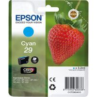 epson 29 t29824010 cyan original claria home standard capacity ink cartridge strawberry