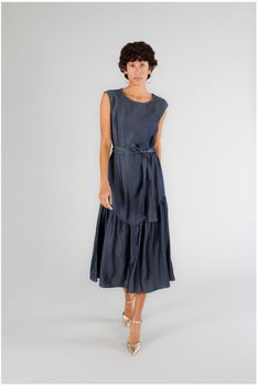 vestido denim tencel indaco xl
